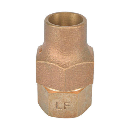 1" - 2" Lead Free Bronze F.I.P. Coupling Flare Fittings - watertech plumbing supply