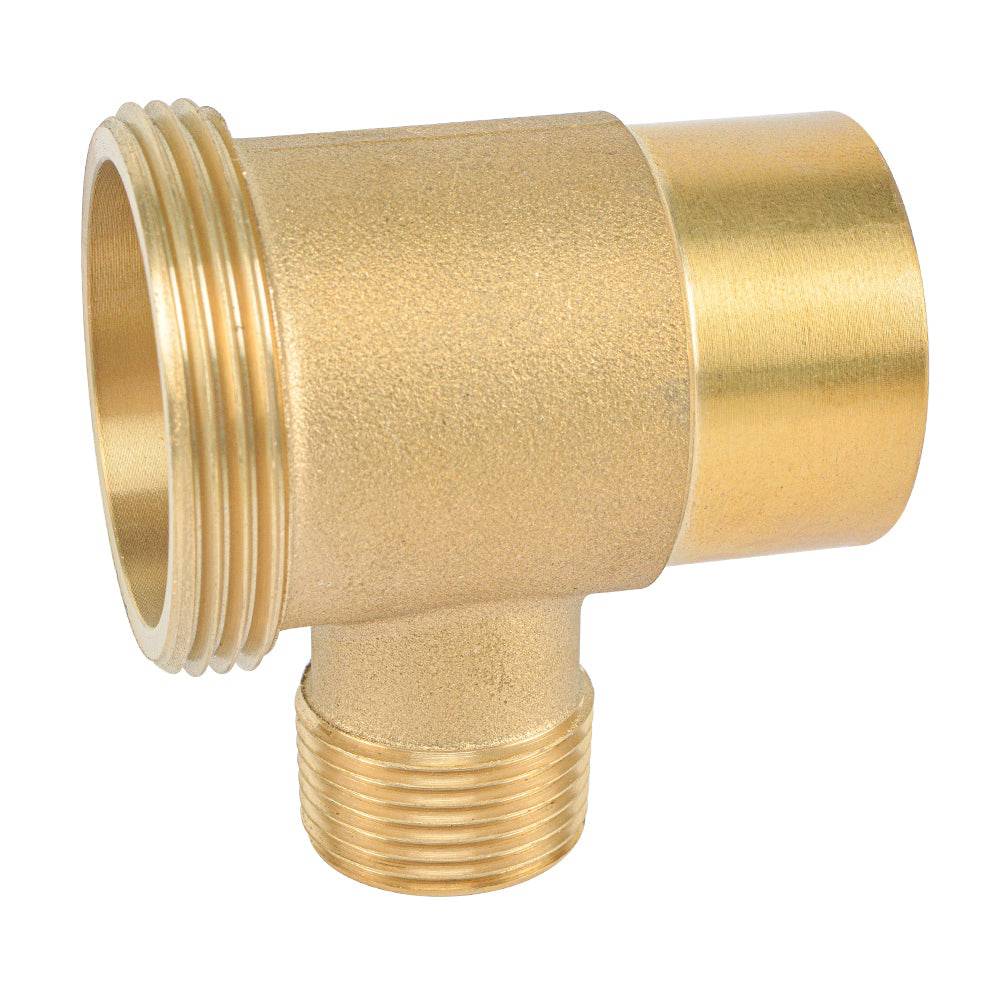 1-1/2" Brass Nut Washer Brass Nut Slip Tee - watertech plumbing supply