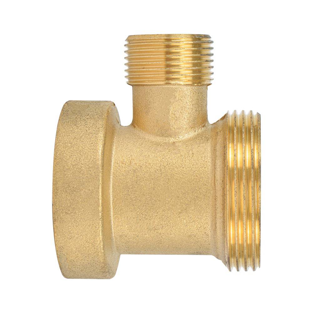 1-1/2" NPT Thread Brass Nut Washer Brass Nut Slip Tee - watertech plumbing supply