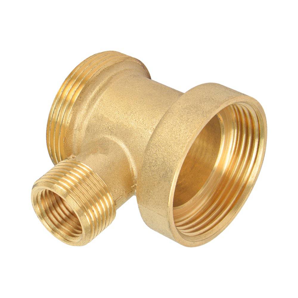 1-1/2" NPT Thread Brass Nut Washer Brass Nut Slip Tee - watertech plumbing supply