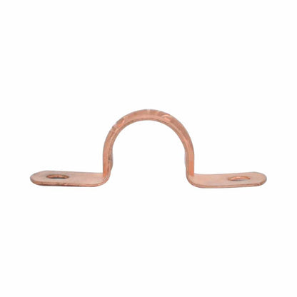 Copper Plated Two-Hole Pipe Strap - watertech plumbing supply