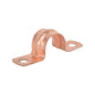 Copper Plated Two-Hole Pipe Strap - watertech plumbing supply