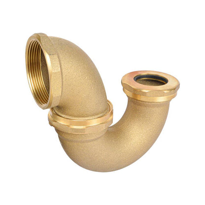 HYDRO MSATER LA TRAP L/CLEAN-OUT Brass Drain Trap - watertech plumbing supply