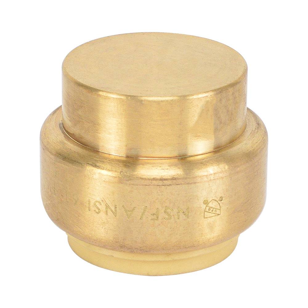 Push-Fit Cap Brass Fitting - watertech plumbing supply