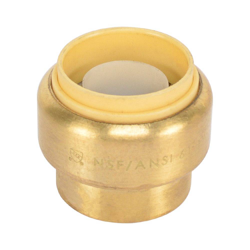 Push-Fit Cap Brass Fitting - watertech plumbing supply
