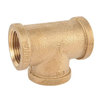 Brass Tee Fitting, Lead Free Brass - watertech plumbing supply