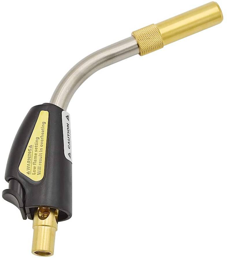 HYDRO MASTER 0280101 Self-Lighting Hand Welding Torch with 60 Inch Hose, connection suitable for Propane MAPP Propane and LPG Gas - watertech plumbing supply