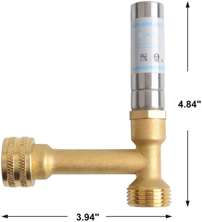 HYDRO MASTER 0612001 Tee Water Hammer Arrestors, 3/4" FHT X 3/4" MHT
