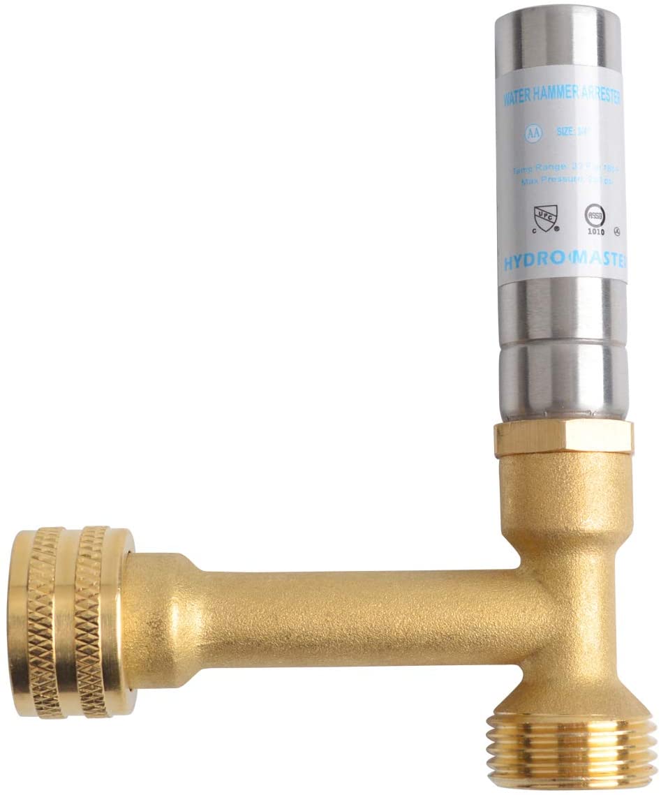 HYDRO MASTER 0612001 Tee Water Hammer Arrestors, 3/4" FHT X 3/4" MHT