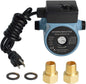 HYDRO MASTER 3/4" NPT Hot Water Circulator Pump with 3-Speed Control for Water Heater System (US standard Plug Included)