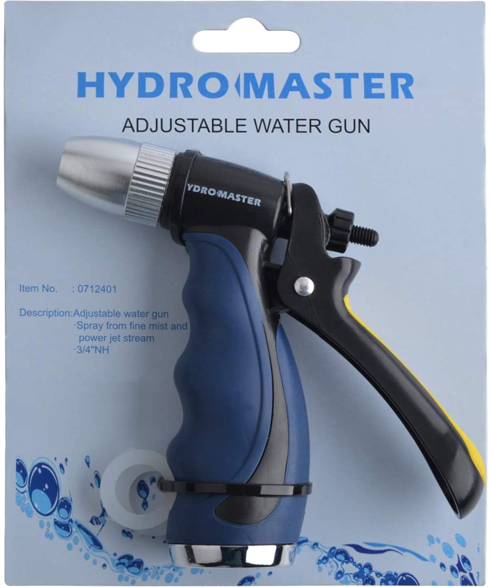 HYDRO MASTER Adjustable Water Gun，Garden Hose Nozzle and Spray Nozzle