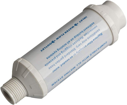 HYDRO MASTER Universal Outdoor Misting System Calcium Inhibitor Filter - watertech plumbing supply