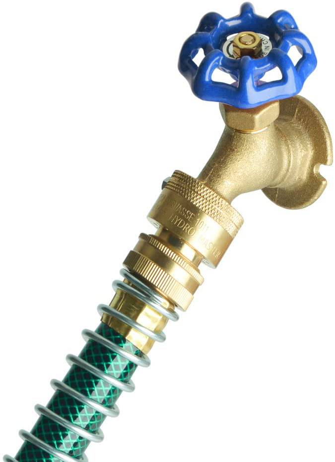 HYDRO MASTER 0650701 Brass Garden Valve,1/2" FNPT x 3/4" MNH,Fit Most Garden Hoses - watertech plumbing supply