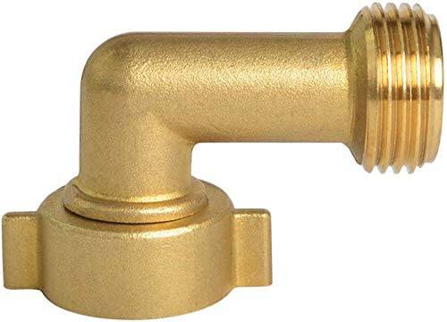HYDRO MASTER 90 Degree Garden Hose Elbow with Lead Free Brass 3/4" FHT x 3/4" MHT - watertech plumbing supply
