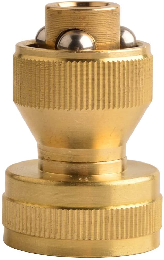 HYDRO MASTER Big Shot Brass Super Nozzle, Solid Brass, Adjustable Twist Pressure Sprayer - watertech plumbing supply