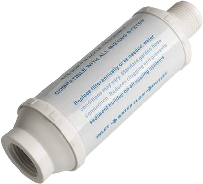 HYDRO MASTER Universal Outdoor Misting System Calcium Inhibitor Filter - watertech plumbing supply