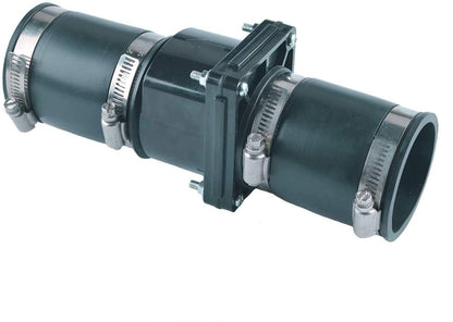 Hydro Master 2 inch Plastic Sump Pump Check Valve with Stainless Steel Clamps - watertech plumbing supply